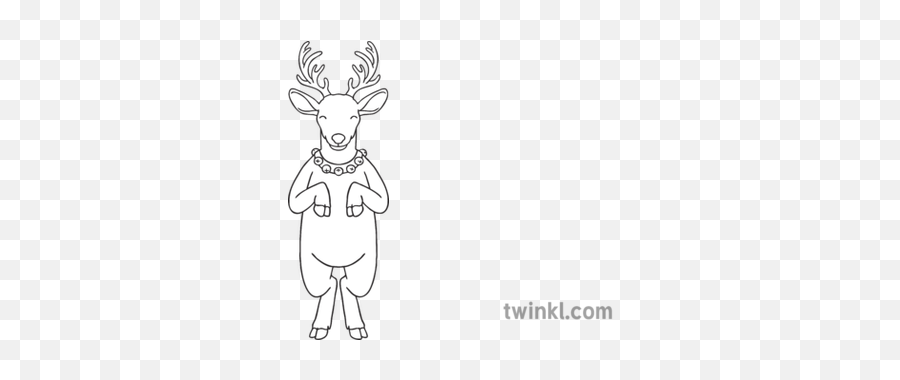 Standing Rudolph Reindeer Animal Hind - Engine Oil Bottle Png,Rudolph Nose Png