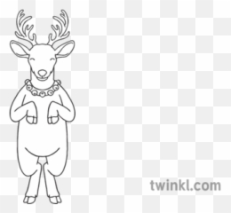 Standing Rudolph Reindeer Animal Hind - Engine Oil Bottle Png,Rudolph Nose Png