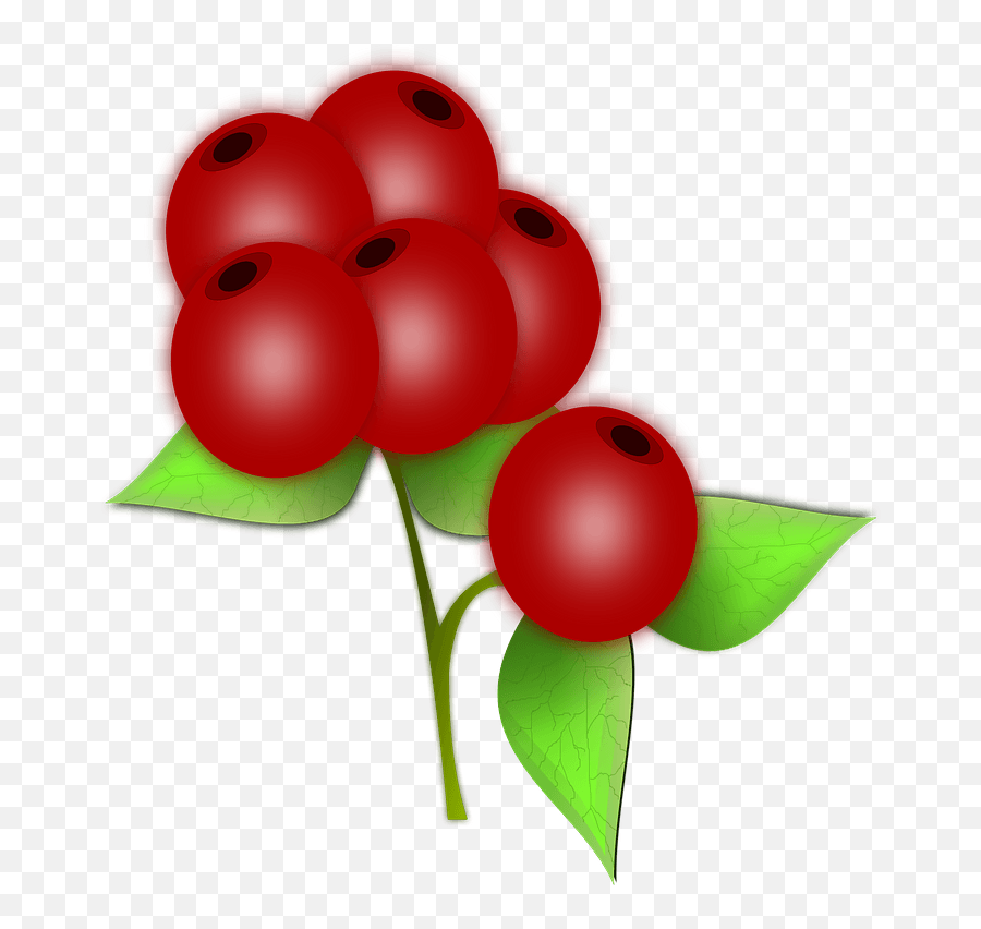Red Berry Clipart - Clipart Cartoon Berry Png,Berry Png