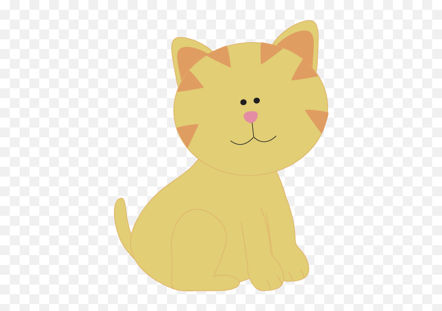 Cute Cat Clipart Kid - Cat Clipart Cute Png,Cat Clipart Transparent