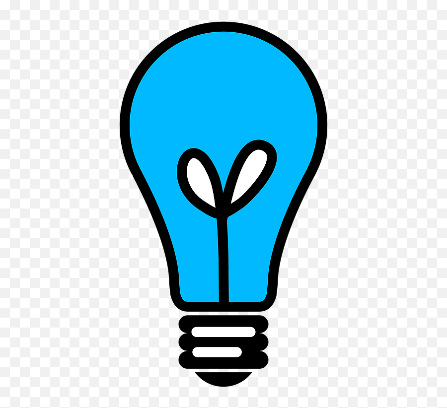 Light Bulb Clipart Png - Light Bulb Clipart Blue Light Clip Art Transparent Background Lightbulb,Light Bulb Clipart Png