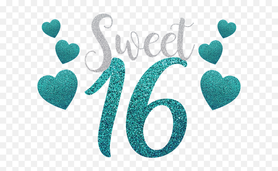 Sweet Sixteen Birthday 16 Free Image - My Sweet 16 Birthday Png,16 Png