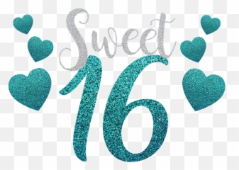 Sweet Sixteen Birthday 16 Free Image - My png