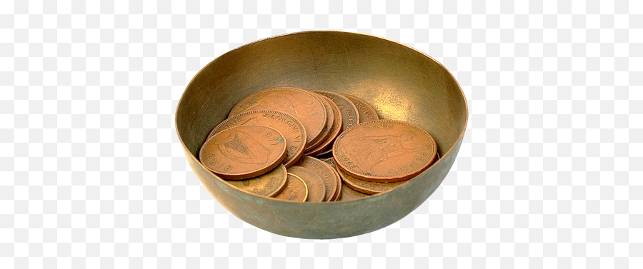 Coins Png Image - Bowl With Coin Png,Pennies Png