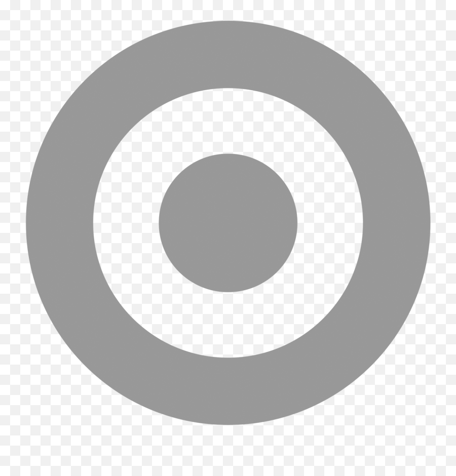 Download Target Logo - Circle Full Size Png Image Pngkit Icon Grey Circle Png,Target Logo White