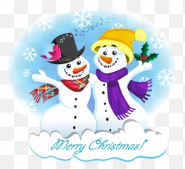 Library Of Snowman Friends Clip Royalty Free Png Files - Merry Christmas Snowman Clipart,Friends Transparent