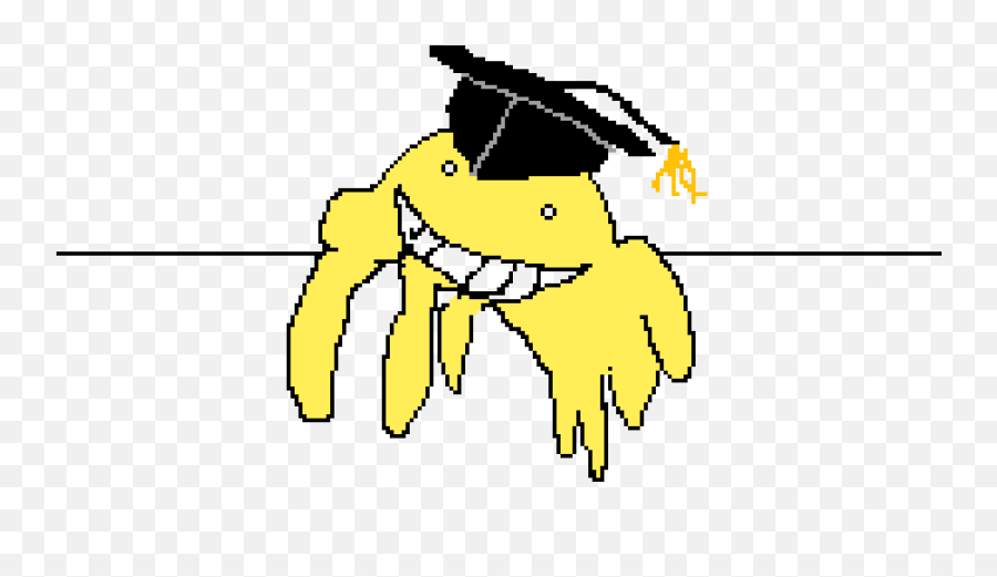 Pixilart - Koro Sensei Upgraded By Slimshady852 For Graduation Png,Koro Sensei Png