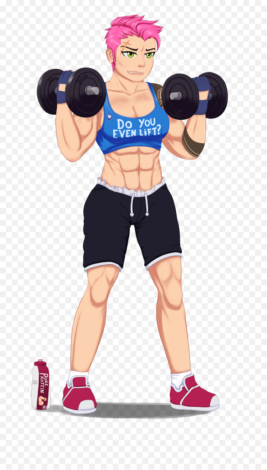 Zarya By Mentalcrash - Exercise Fanart Png,Zarya Transparent