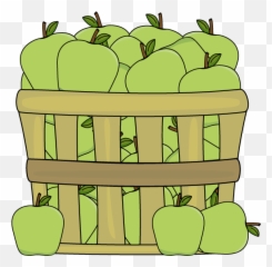 Download Basket Of Green Apples - Green Apples Clipart Png Green Apples Clip Art,Apple Clipart Transparent