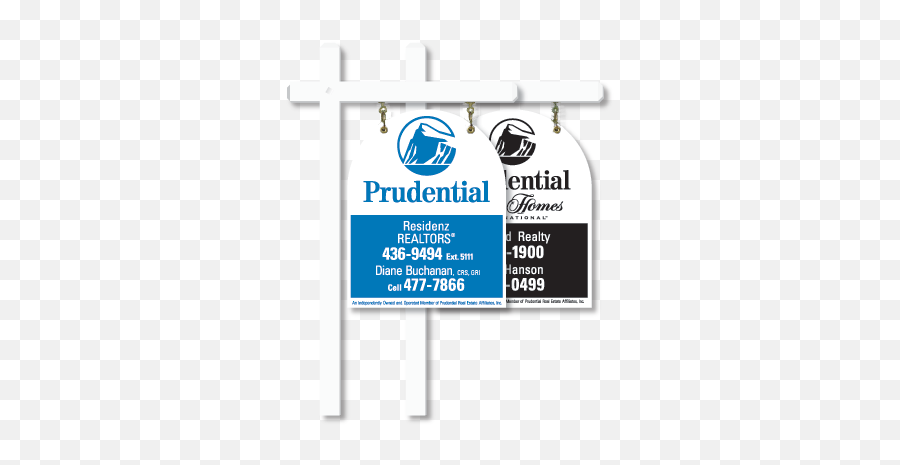 Prudential Signs - Open House Signs Name Riders Feather Vertical Png,Prudential Logo