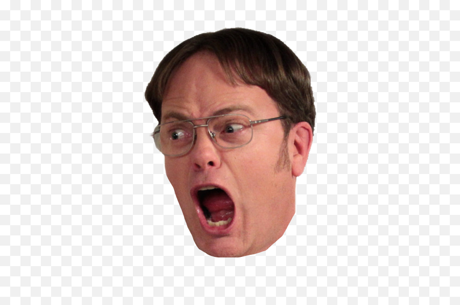 Office Theoffice Dwight Schrute Sticker - Michael The Office Shout Png,Dwight Schrute Transparent