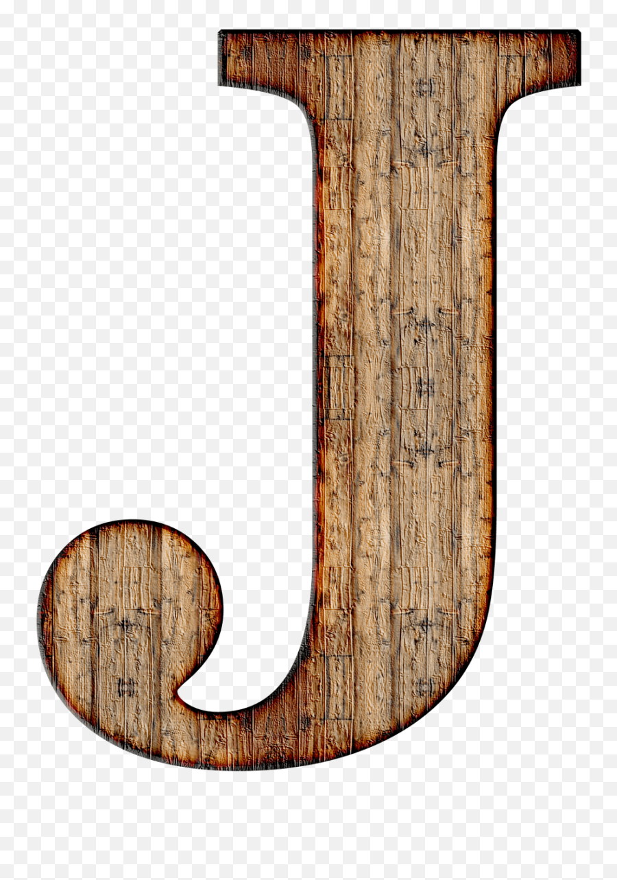 Wooden Capital Letter J Transparent Png - Letter J Transparent Background,Letter J Png