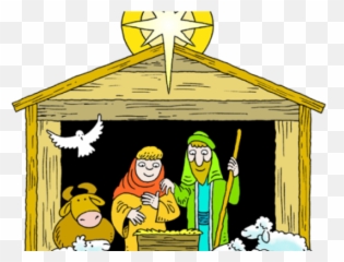 Jesus Birth Clipart - Fiction Png,Stable Png