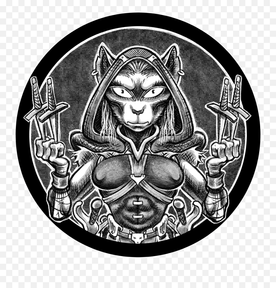 Oc Tabaxi Rogue For A Clientfriend Characterdrawing - Supernatural Creature Png,Rogue Class Icon