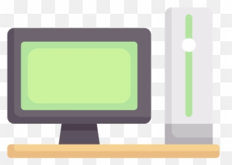 Desktop Computer Free Vector Icons Designed By Freepik - Horizontal png