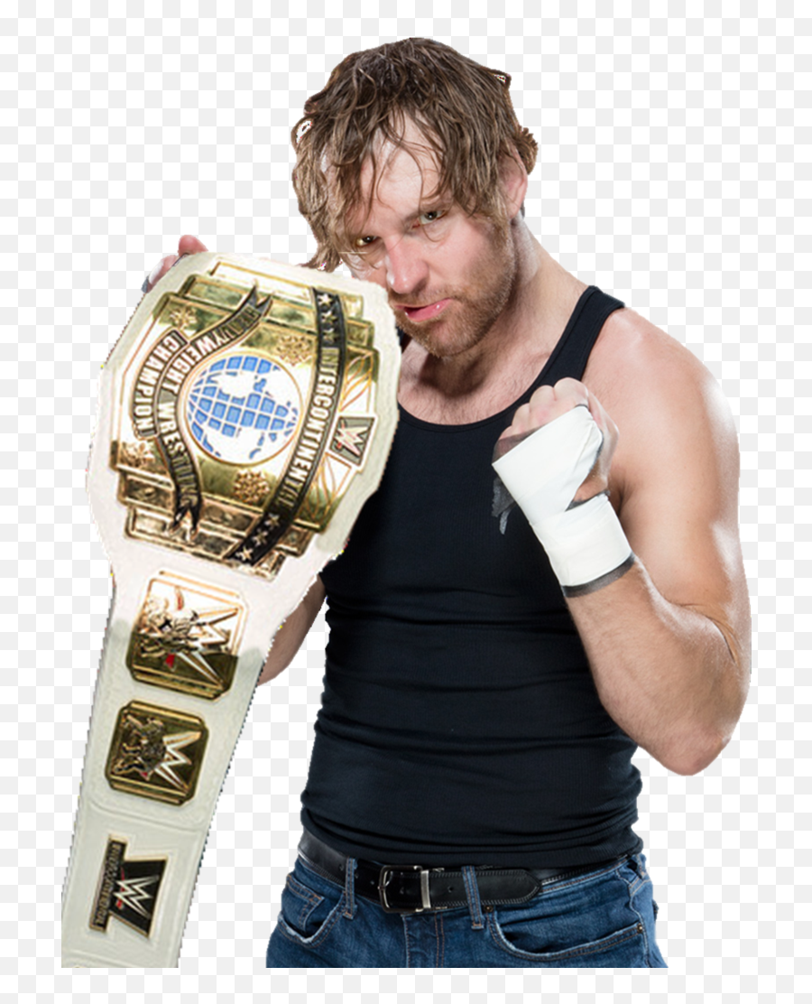 Wwe Dean Ambrose Champion Clipart - Wwe Dean Ambrose Intercontinental Champion Png,Dean Ambrose Png