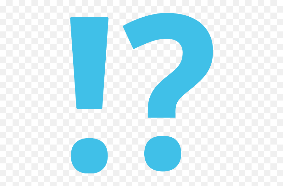 Exclamation Question Mark - Emoji Question Mark And Exclamation Mark Png,Android Question Mark Icon