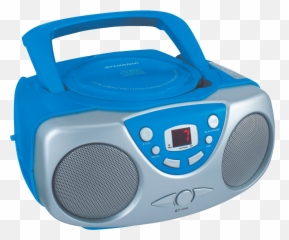 Sylvania Srcd243m Portable Boom Box With Amfm Radio - Blue Walmartcom png