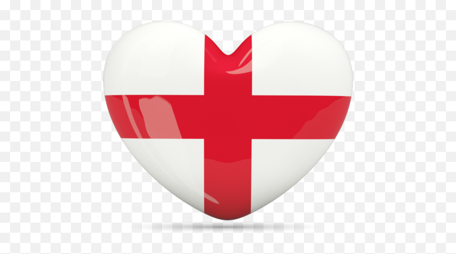 Heart Icon - England Flag Heart Icon Png,England Flag Icon