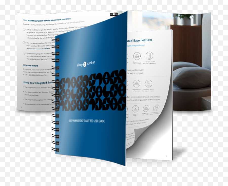 6u201d X Spiral Bound Booklets - Horizontal Png,Smart Bed Icon