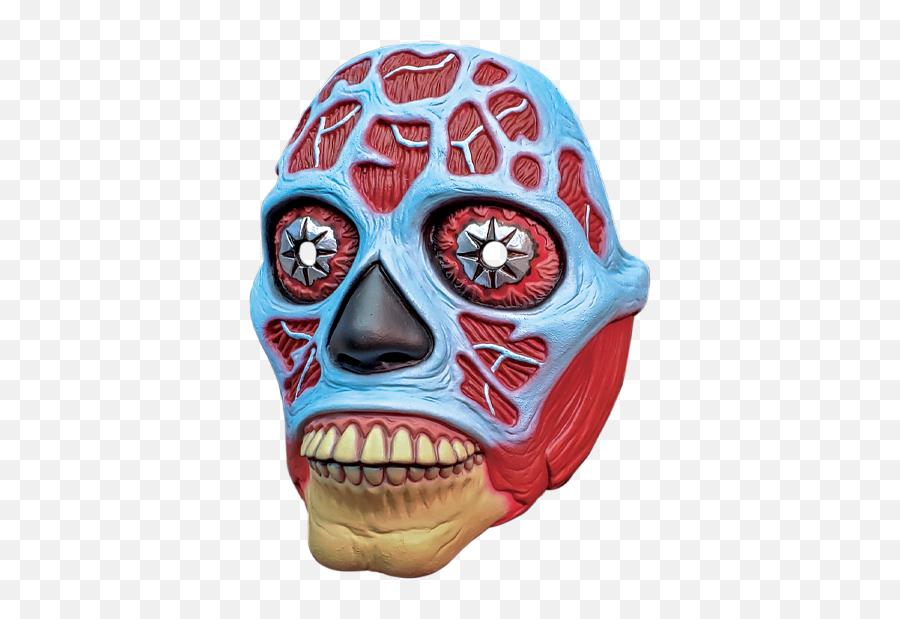 They Live Alien Injection Face Mask Rowdy Roddy Piper - Mask Png,Skeleton Face Png