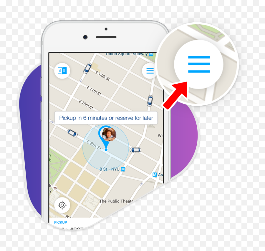 Carmellimo - Rideguru Promotion Language Png,Mobile App Menu Icon