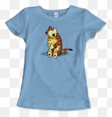 Calvin And Hobbes Hugging Artwork T - Shirt Only 1995u2013 Arto Henri Matisse Png,Hugging Icon For Facebook