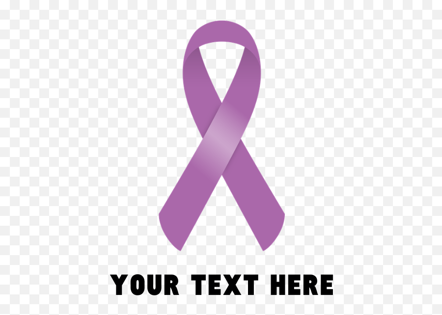 Download Purple Awareness Ribbon Customized Banner - Purple Lilac Png,Purple Ribbon Png