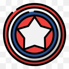 Captain America Shield Icon - Icono De Escudo Capitan América png