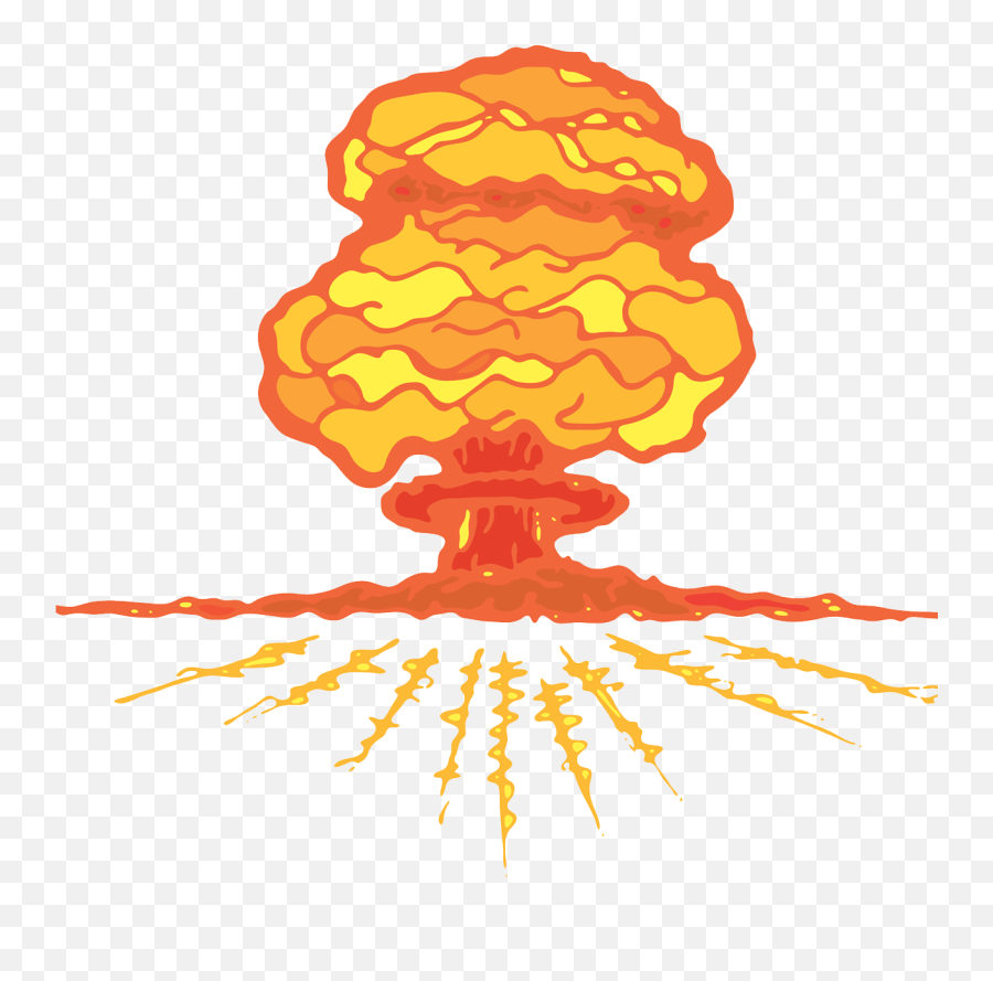 Clipart Clouds Atomic Bomb - Atomic Bomb Clipart Png,Nuclear Bomb Png