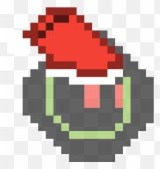 Download Starbound Player Model Head Santa Hat - Terraria Steam Logo Pixel Art png