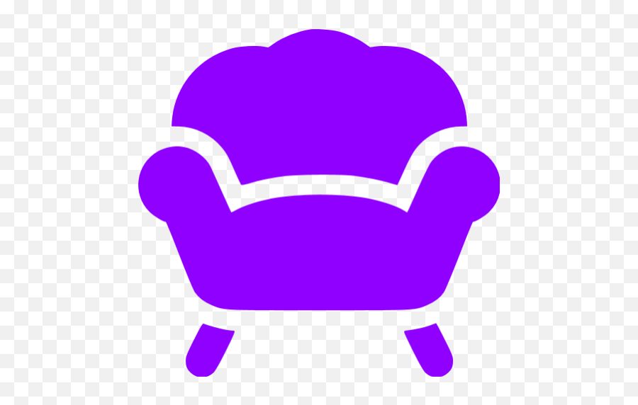 Violet Armchair Icon - Free Violet Furniture Icons Sofa Icon Png,Armchair Icon