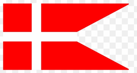 Split Flag Of Denmark Svg Vector Clip - Vertical png