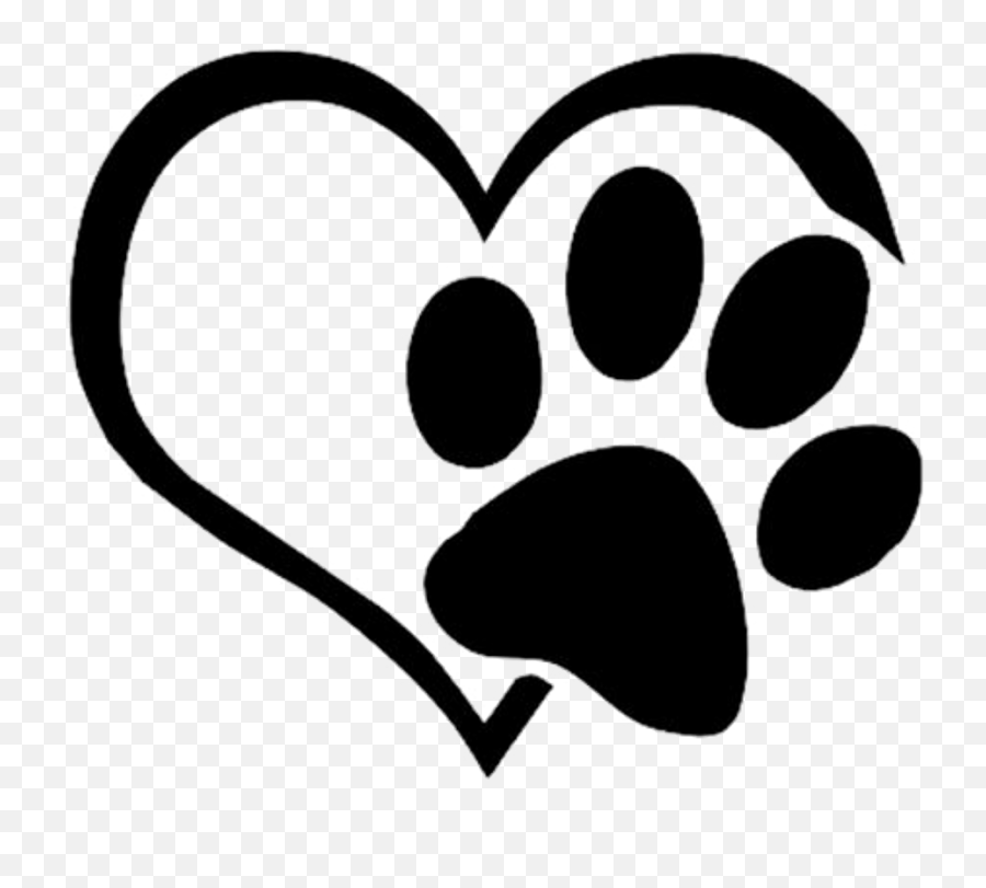 Mq Black Heart Footsteps Footprint Silhouette - Paw Print Heart Png,Footsteps Transparent Background
