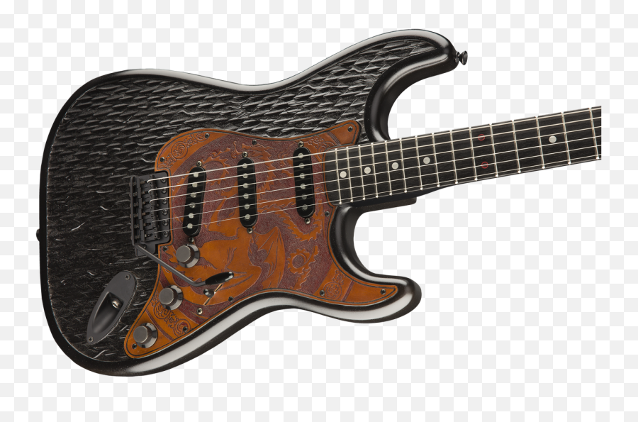 Fender Custom Shop Game Of Thrones Sigil Collection House Targaryen Stratocaster - Masterbuilt Ron Thorn 9216080060 Fender Game Of Thrones Guitars Png,Targaryen Sigil Png