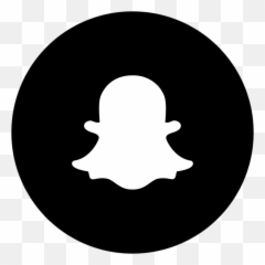Popular Circle Logo - LogoDix Snapchat Black And White png
