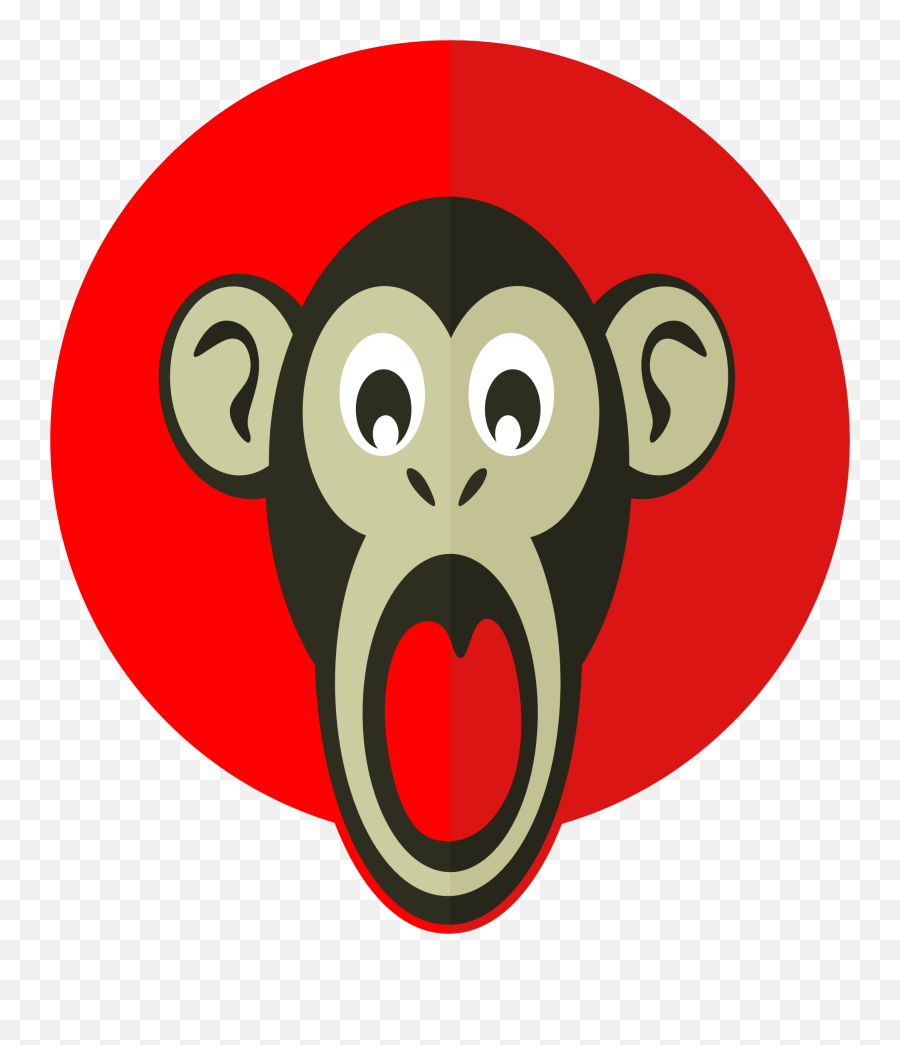 Shocking Monkey Shock - Monkey Paw Clip Art Png,Shocked Png