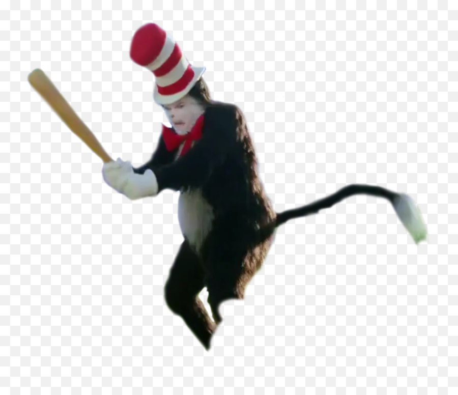 The Cat In Hat T - Shirt Hoodie Thing Two Cat In The Hat Cat In The Hat Bat Transparent Png,Baseball Bat Transparent