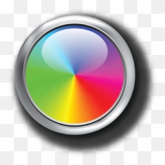 Rainbow Circle Button Png Clip Arts For - Rainbow Button,Rainbow Circle Png
