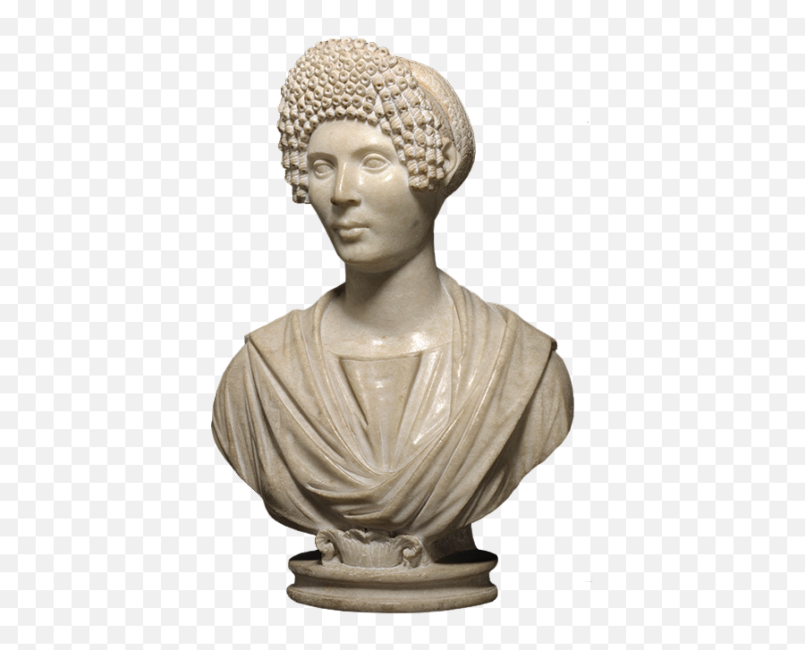 Statue Roman Transparent Png Clipart - Funerary Portrait Of A Woman,Greek Statue Png