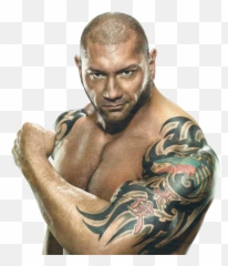 Download Batista - Batista Right Arm Tattoo Png Image With Bautista Wwf,Arm Tattoo Png