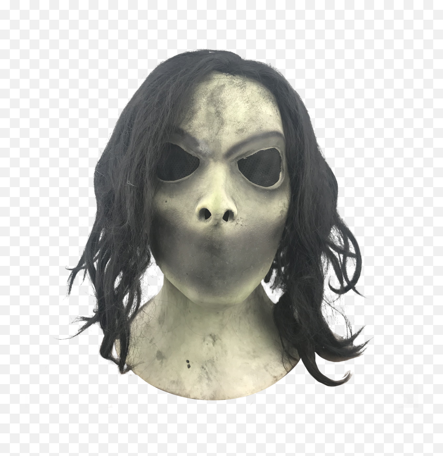 Latex Scary Mouthless Woman Mask For Halloween Carnival Masquerade Original Cup - Masque Halloween Png,Clown Wig Png