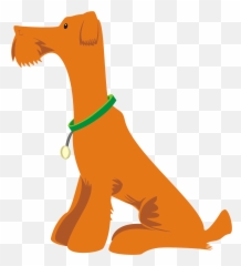 Clipart Dog Basketball Transparent - Dog Sitting Png