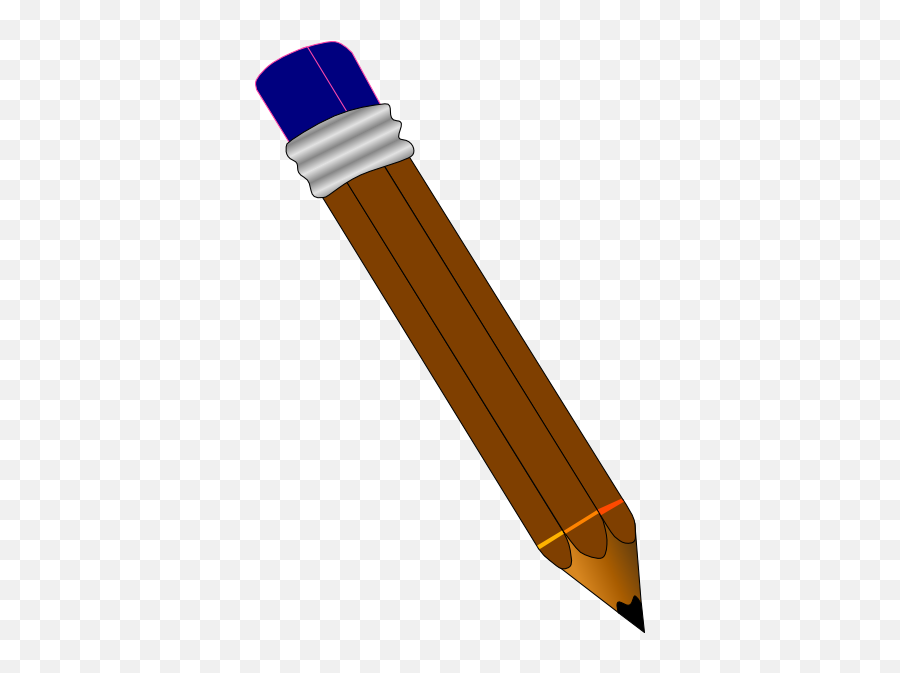 Pencil Clip Art - Vector Clip Art Online Brown Pencil Clipart Png,Pencil Clipart Png
