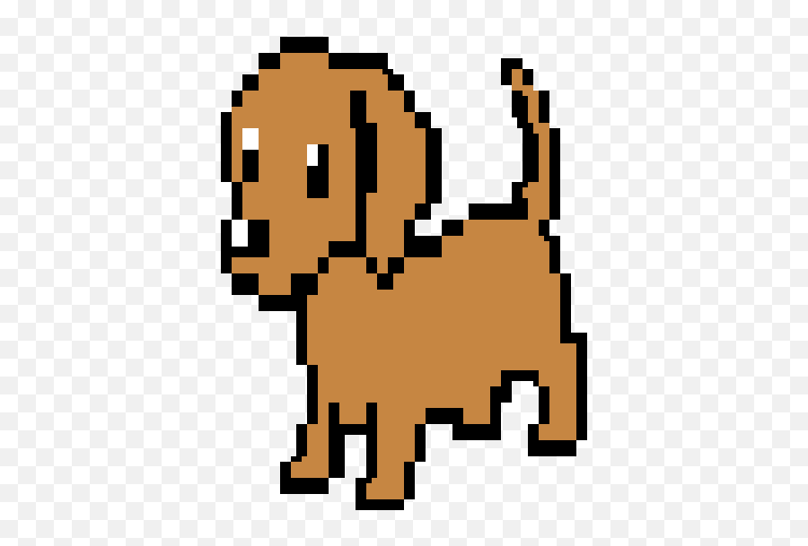 Golden Retriver Puppy - Minecraft Pixel Art Pickle Rick Pixel Art Png,Pickle Rick Png