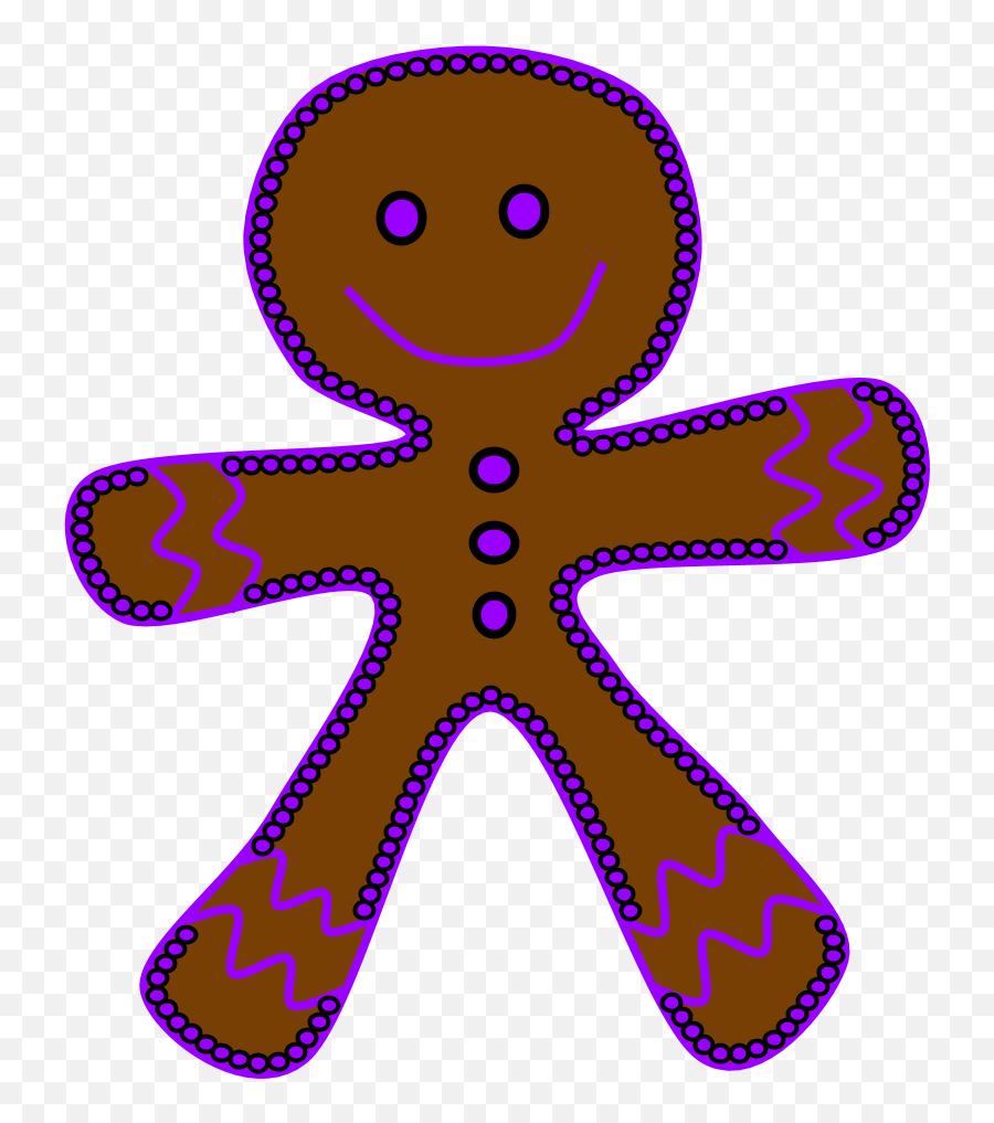 Gingerbread Men - Clip Art Png,Gingerbread Man Png