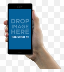 Download Hand Holding Iphone 7 Png - Smartphone
