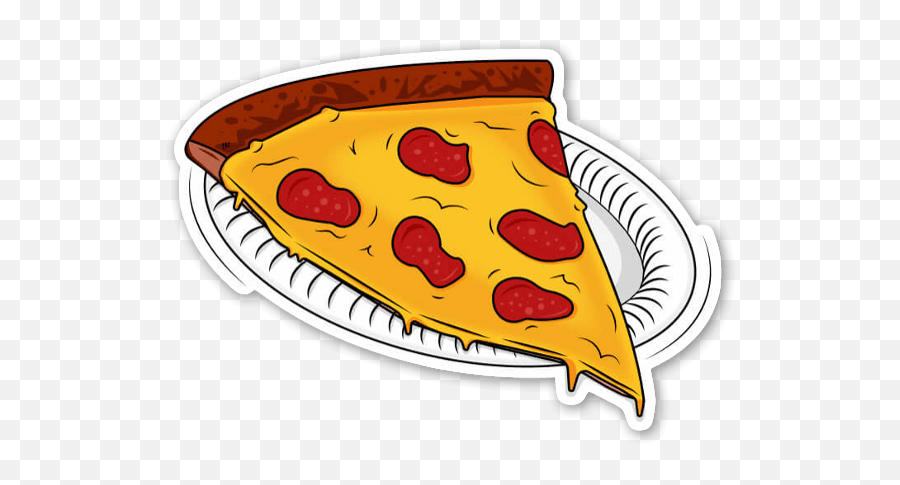New York Pizza Sticker - Stickerapp Ny Pizza Illustration Png,Pizza Cartoon Png