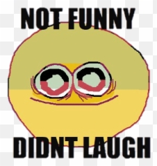 Almostcursed Emojis I - Not Funny Cried Cursed Emoji png