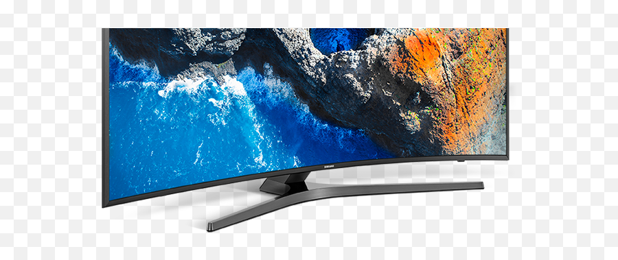Download Samsung Uhd 4k Curved Smart Tv - Samsung Transparent Transparent Background Smart Tv Png,Tv Transparent Background